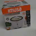 IMUSA USA GAU-00012 Electric NonStick Rice Cooker 5-Cup (Uncooked) 10-Cup (Cooked), White (5 Cups)