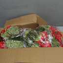 lovemoon 16 Pcs Artificial Geranium Plant Realistic Silk Flowers for Outside UV Resistant Faux Geraniums Flowers for Indoor Outdoor Home Garden Office Decoration (16, Red)