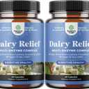 Lactose Intolerance Pills 120 Days Supply - Fast Acting Dairy Digestive Enzymes - Dairy Relief Pills for Digestion, Bloating, Gas and Carb Protein - Digestion Supplement for Lactose Intolerance Relief
