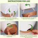 8/9/10 Inch Large Self Watering Pots, Plastic Flower Pots with Multi Mesh Drainage Holes and Water Level Indicator & Deep Reservoir for Indoor Outdoor Garden Plants and Flowers (White)