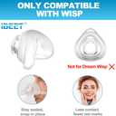 2PCS Replacement Cushion (Large) for Wisp - Cosy Fit for Secure Seal, IBEET Replacement Nasal Supplies, Large