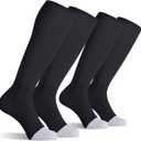 CS CELERSPORT 2/3 Pack Baseball Soccer Softball Socks for Youth & Adult Multi-sport Tube Socks (M)