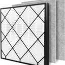 Leemone True HEPA Filter Replacement for Shark Air Purifier 4, Compatible with Shark HE400, HE401, HE401C, HE401NP, HE402, HE402C, HE405, UA415, Part No. HE4FKBAS, HE4FKPET, HE4FKPETMB, HE4FKPRO