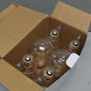 ST19 Filament Amber Glow Vintage Edison Light Bulb Filament Bulb 5W with Amber Glass, 90+ High CRI, Dimmable 2200K Amber White, E26 Medium Base, UL Listed