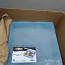 ArtBin 6955AA Super Satchel Compartment Box Clear Craft Organizer Storage Case - Aqua, Pack of 1