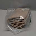 OIAHOMY Cotton Rope Basket, Rectangle Woven Nursery Blanket Basket, Toy Storage Basket with Handle, Baskets for Organizing, 18x14x12, Brown variegated