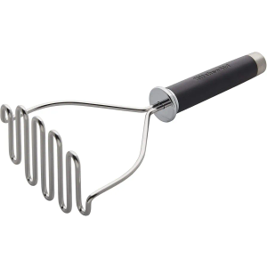KitchenAid Gourmet Stainless Steel Wire Masher, One Size, Matte Black