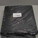 homyfort Cube Storage Organizer Bins, 11x11 Inch Bins Baskets Box for Cube Storage, Made from Natural Bamboo and Sturdy 210D Oxford Fabric, Set of 6, Beige