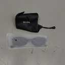 miyya Old Money Polarized Oval Sunglasses  2025 Edition, UV400 Protection, Feather-Light Fit & Trendy Colors (Black)