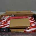 Solar Christmas Lights Outdoor Decorations: 24-Pack Candy Cane Pathway Lights with 10 Modes - Unique Xmas Gifts for Mom Women - Waterproof Decorative Christmas Yard Stakes for Holiday Garden Decor