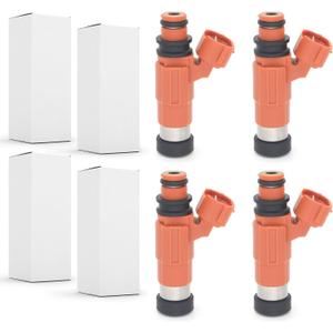 68V-8A360 4Pcs Boat Fuel Injectors Compatible with Yamaha 4 Stroke 115 HP Outboard Motors Replacement 68V-8A360-00-00 68V-13761-00-00