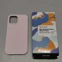 LOVE 3000 Designed for iPhone 12 Case/iPhone 12 Pro Case, Premium Silicone with [Soft Anti-Scratch Microfiber Lining] Shockproof Protective Phone Case for Men Women Girls 6.1", Chalk Pink