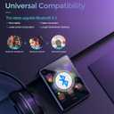 MP3 Player with Bluetooth 5.3, Portable HiFi Lossless Sound Music Player with Speaker, Built-in 64GB Memory, FM Radio, Voice Recorder, E-Book, 2.4 in Full Touchscreen, Supports up to 128GB TF Card