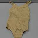 Nebility Womens' Waist Trainer Seamless Round Neck Tummy Control Shapewear Bodysuit XS/S