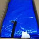 Trampoline Pad, Fits 12FT/14FT Frames for Choose,Trampoline Spring Cover, No Holes for Pole,Waterproof Trampoline Accessories Spring Pad, Standard Size Round Replacement Safety Pad. (Blue)