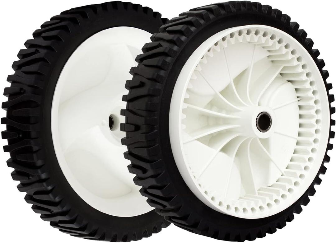 Set of 2 Lawn Mower Front Drive Wheels Replaces Craftsman Husqvarna 532403111 194231x427 194231x460 (8"X1-3/4")