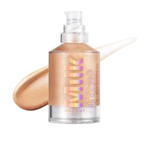Milk Makeup Hydro Grip + Glow Primer with Hyaluronic Acid  Illuminating Face Primer Grips Makeup for Up to 12 Hours  Silicone-Free, Hydrating Formula with Radiant, Golden Finish  1 oz