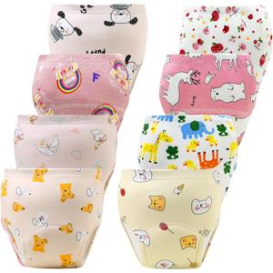 Upairy Training Pants for Boys Girls(8PCS,M)