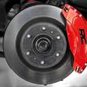 Rough Country Brake Caliper Covers for Toyota Tundra (2022-2026) - Red Corrosion Resistant Finish, 6061-T6 Aluminum, Front & Rear Brake Caliper Cover (Set of 4)