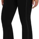 Sunzel Flare Leggings for Women High Waist Workout Leggings with Pockets Tummy Control Wide Leg Flared Yoga Pants (S)