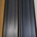 Slat Wall Paneling Garage Tool Organizer Wall Mount Garage Slat Wall Storage Systems, Black Slatwall Panels Bike Storage Rack Garage Organizers and Storage PVC Wall Panels (24Lx6W 2Pack)