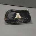 Bridesmaid Gifts - Wedding Day & Bachelorette Party Decorations, Crossbody Belt Bag in Initial White & Black