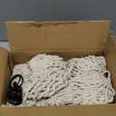 ZELUS Aerial Yoga Swing Sling Strong Yoga Hammock Kit Set Trapeze Inversion Equipment Include 2 Extensions Straps and Ceiling Mounting Kit (Blue)