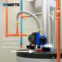 Watts Heat H2O Hot Water Recirculation System w/Programmable Timer, Instant Hot Water, , Pump, 2 Adapters, Sensor Valve, Mounting Screws, 2 Supply Lines, Easy DIY Install (0955805)
