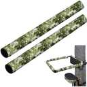 HolyMaji Tree Stand Shooting Rail Pads Waterproof Camouflage Treestand Shooting Rail Padding Replacement Tree Stand Rail Covers for Hunting Climbing Seat, Easy to Quiet Hunting Gear