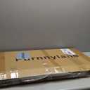 3 Panel Room Divider Short Folding Screen Divider,Double Sided Bamboo Divider Screen for Room Separation,Brown,47.2" H x 46.1" W