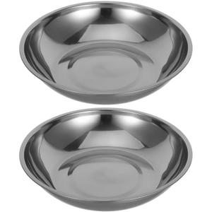 STOBAZA Electronic Scale Tray Stainless Steel Weighing Dish 10.07X10.07X2.08In Food Scale Plate for Jewelry Lab Powder Liquid Accurate Measurement