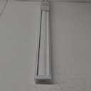 Persilux Cordless Zebra Blinds for Windows Free-Stop Roller Shades for Windows (33.5" W x 72" H, White) Dual Layer Window Treatments Room Darkening Roller Blinds for Home, Office and Kitchen