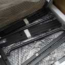 Huuger 4-Tier Bakers Rack with Reversible Power Outlet, 23.6 Inch Microwave Stand, Kitchen Coffee Bar, with Top Shelf, 6 S Hooks, Rustic Brown