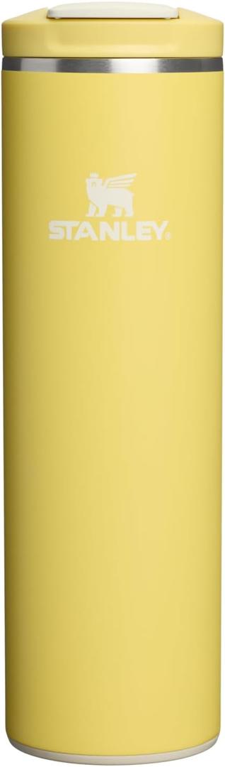 STANLEY Transit FlipTop Mug | Leakproof Coffee Travel Cup | Vacuum Insulated Stainless Steel | Stays Hot or Cold for Hours | BPA-Free | 16 oz | Daffodil