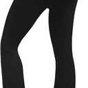 COPYLEAF Womens Scrunch Booty Lifting Leggings No Front Seam Flare Yoga Pants with Pockets Resistance Band Workout Leggings OEKO-TEX STANDARD 100