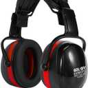 32dB Ear Muffs Hard Hats,Sound Proof Safety Ear Protection For Construction,Gun Range,Lawn Mowing