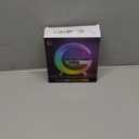 Wireless Speaker Charger Light,LED Bedside Lamp 4-in-1 Alarm Clock,Mood Light,Speaker & Wireless Charger,G-Shaped Atmosphere Lamp RGB Colour Changing Lamp for Bedroom,Birthday Gifts(Black)