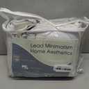 Jowels Cream Linen Blackout Curtains 102 Length 2 Panels Set for Living Room Bedroom, 100% Black Out Thermal Insulated Linen Drapes, Room Darkening Grommet Curtains 102 Inches Long Natural Beige