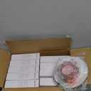 10 Packs 4 Inch LED Low Profile Recessed & Surface Mount Disk Light, Round, 10W, >600 Lumens, 3000K Warm White, CRI80, DOB Design, Dimmable, ETL Listed, White