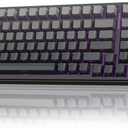 AULA F99 Wireless Mechanical Keyboard,Gasket Structure Hot Swappable Custom Keyboard,RGB Backlit,Creamy Sound,Side Printed PBT Keycaps,2.4GHz/USB-C/BT5.0 Computer Gaming Keyboards