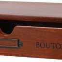 Wooden Storage Box Apothecary Drawers Vintage Wooden Drawers Wood Desktop Organizer Countertop Storage Box Library Card Catalog Cabinet Apothecary CabinetBROWN (BROWN01)