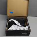 NORTIV 8 Men's Wide Toe Box Work Military Tactical Boots Barefoot Hiking Low Drop Leather Side Zipper Motorcycle Combat Boots Pikes (Black)