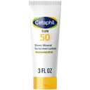 CETAPHIL Sheer Mineral Sunscreen Lotion for Face & Body 3 fl oz 100% Mineral UVA/UVB Filters: Zinc Oxide & Titanium Dioxide Broad Spectrum SPF 50 For Sensitive Skin Dermatologist Recommended Brand