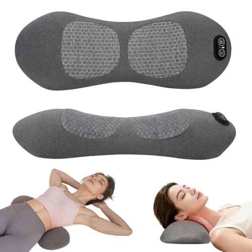 Smooth Triple Fusion Back Massager with Heat,for Sciatica Pain Relief Devices Lower Back Massager for Pain Relief deep Tissue 3-in-1 with Electric Traction Lifting