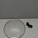 Oval Glass Crock Pot Lid 7 Quart Replacement for Oval lid Crock Pot Slow Cooker SCV700SS and for Hamilton Beach Slow Cooker Lids Replacement 7 Quart 33474G.