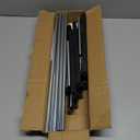 Jucaifu Stackable Small Shoe Rack, Entryway, Hallway and Closet Space Saving Storage and Organization (4Tier, Black)