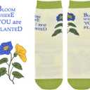 2 x Stocking Stuffers for Women Funny Socks Book Lovers Gifts for Readers Novelty Reading Gifts Students Teachers Author (Patterned)