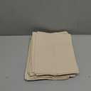 Marubhumi Cotton Cloth Dinner Napkins Set of 12, 18x18 Natural Premium Quality Mitered Corners Cotton Blend Wedding and Cocktail Napkins, Machine Washable (Cream)