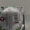 Square Glass Candle W/Dustcover Green 7 Pack