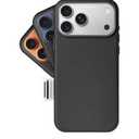 LONLI Classic | Gold-Rated Leather - European Genuine Vele Leather Case for iPhone 17 Pro - [Built-in Camera Control and Compatible with Magsafe] - Black